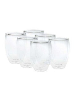 bodum 6-Piece Pavina Double Wall Glass Clear  - Image 3
