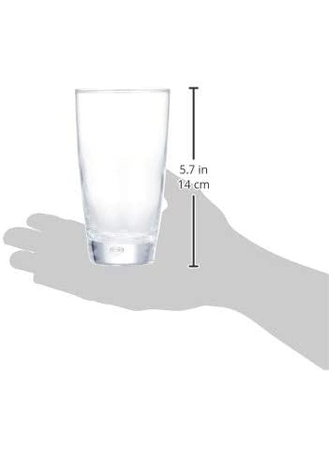 Bormioli Rocco - 3-Poece Luna Hi-Ball Glass Set Clear 340ml - Image 1