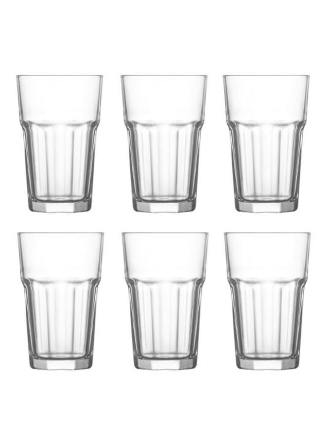 LAV 6-Piece Aras Long Drink Glass Set Clear 300ml  - Image 1