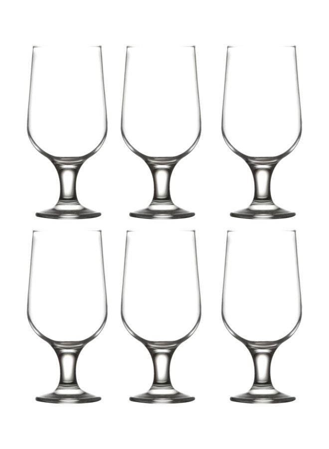 لاف طقم أكواب بيليك، 6 قطع شفاف 6x375ملليلتر - Image 1