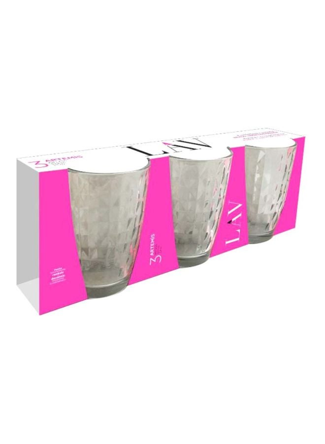 LAV 3-Piece Artemis Tumbler Set Clear - Image 3