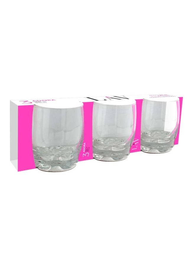 LAV 3-Piece Adora Glass Set Clear 88mm - Image 3