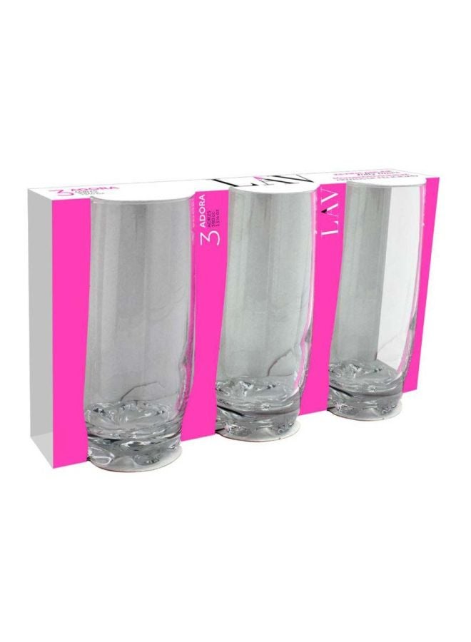 LAV 3-Piece Adora Tumbler Set Clear - Image 3