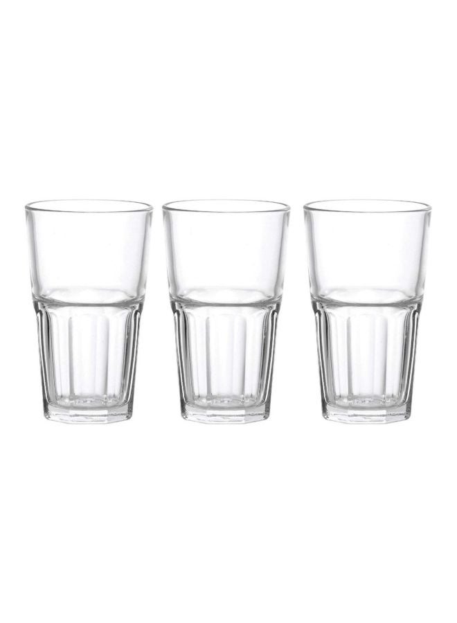 Ocean 3-Piece Centra Hi Ball Glass Set Clear 3x300ml - Image 1