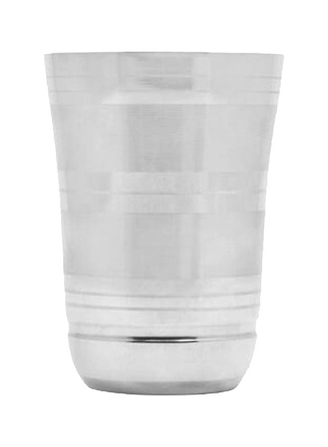 RAJ Flower Design Glass Silver 7.5x10.5cm  - Image 1