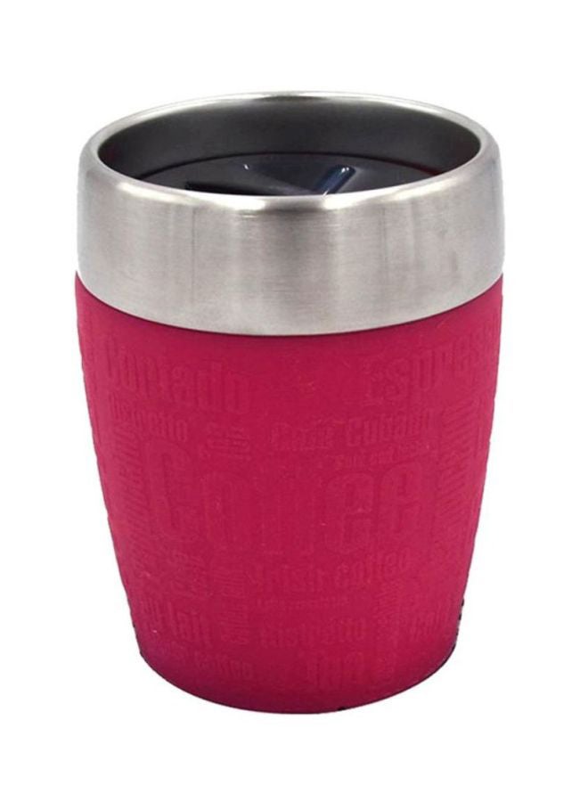 emsa Stainless Steel Travel Cup Red/Silver/Black  - Image 1