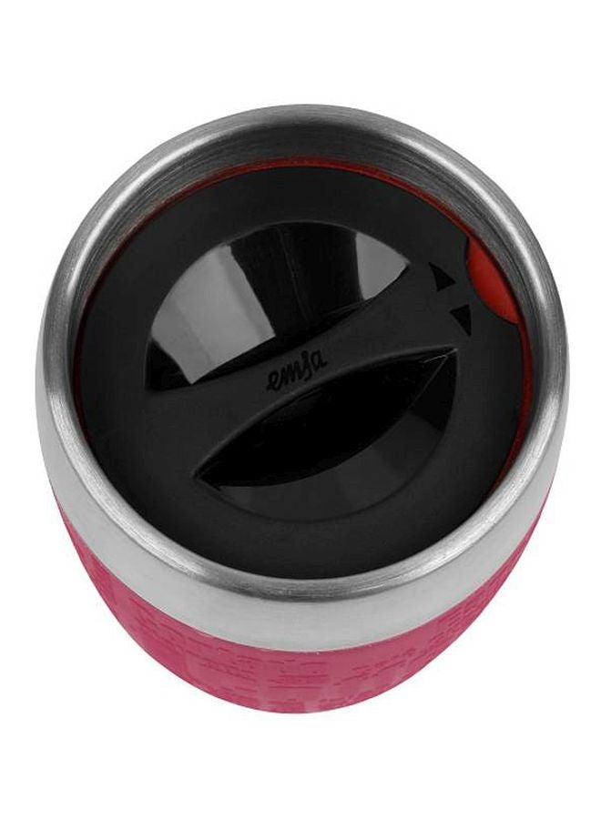 emsa Stainless Steel Travel Cup Red/Silver/Black  - Image 4