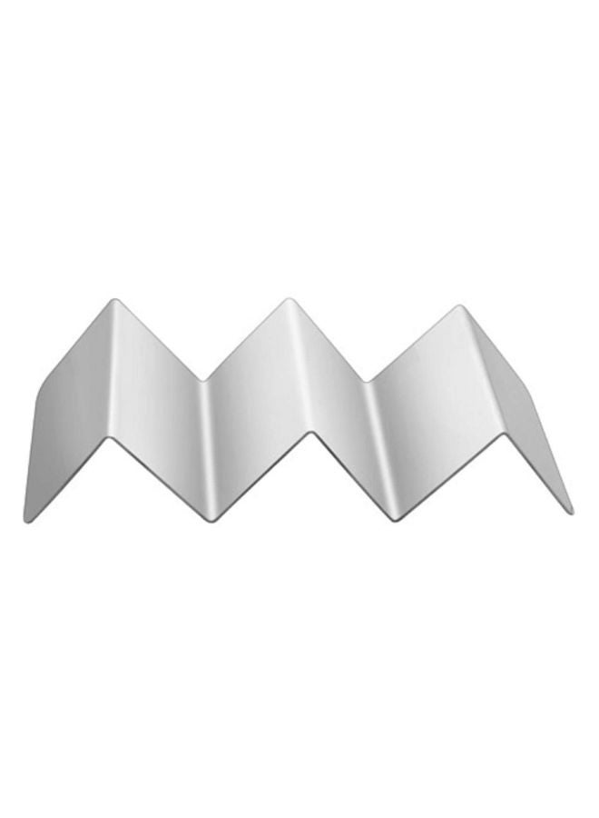 RAJ Steel  Portable Taco Holder For 2 Tacos Silver 13cm 