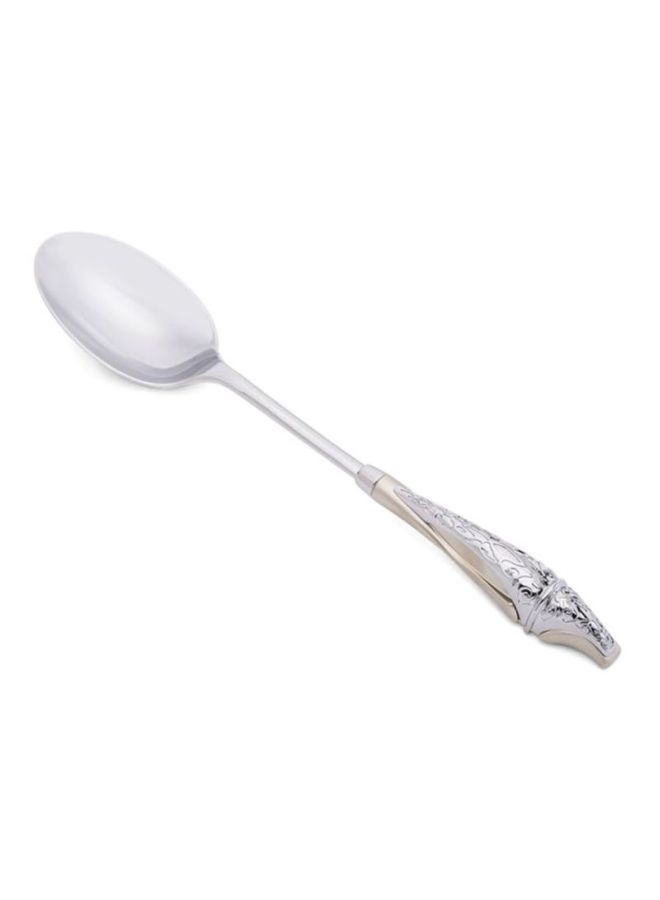 REGENT 2-Piece Malaika Serving Spoon Set Silver 32x27x5cm - Image 2