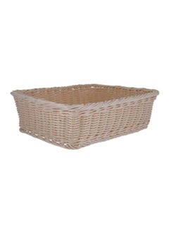 Sunnex Rattan Storage Basket Beige 30x4cm  - Image 1