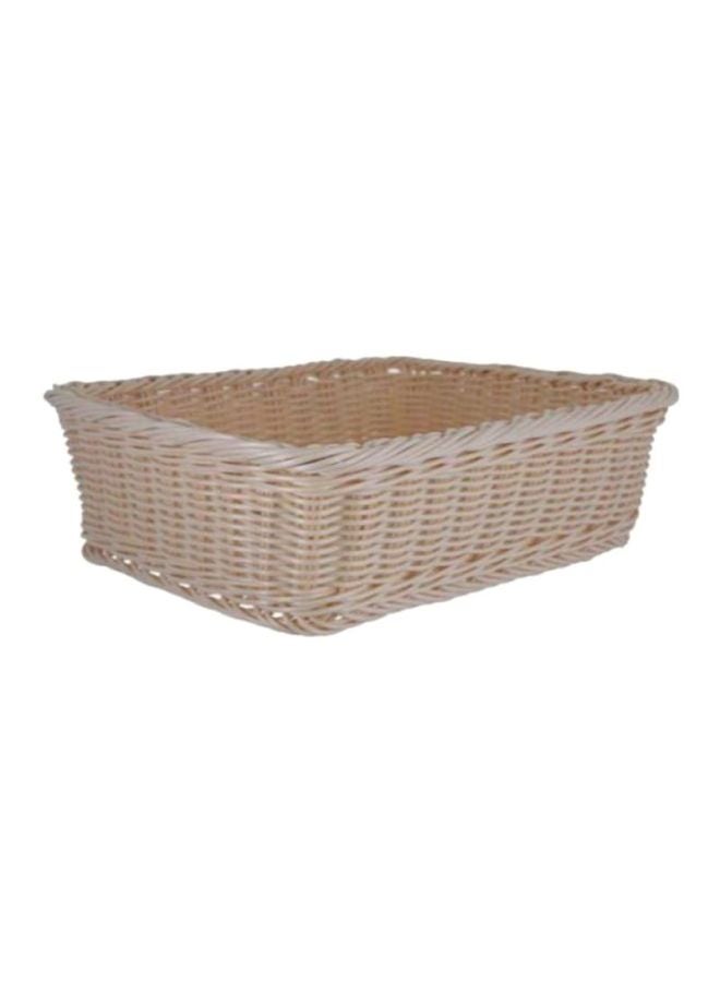 Sunnex Rattan Storage Basket Beige 30x4cm  - Image 1