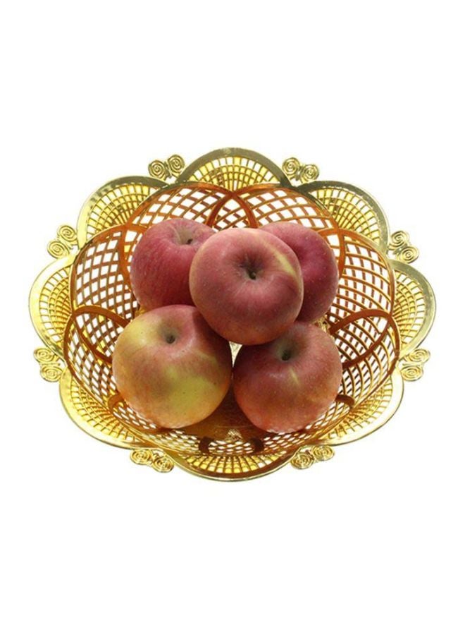 Sharpdo Multifunctional Vegetable And Fruit Plate Gold 26.8x26.8x6.5cm - Image 2