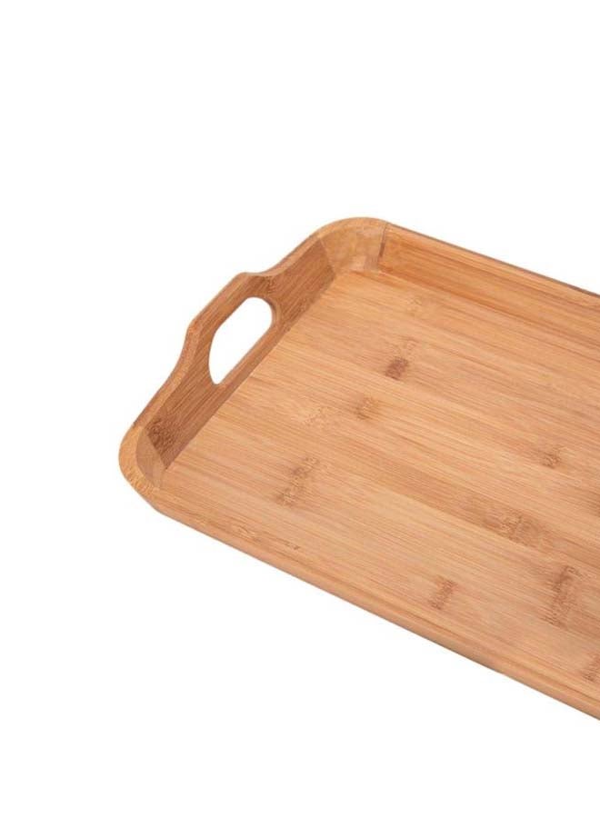 ألبرتو صينية تقديم مصنوعة من الخيزران بني 33x25.5سم - Image 3