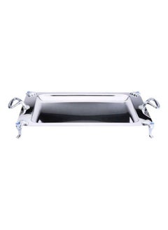 REGENT Royal Rectangular Shaped Tray Silver 50x31cm Silver 50x31cm  - Image 1