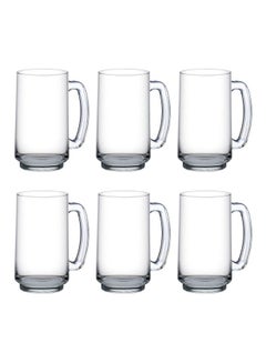 Ocean Pack Of 6 Playboy Beer Mug Clear 357x6ml  - Image 1