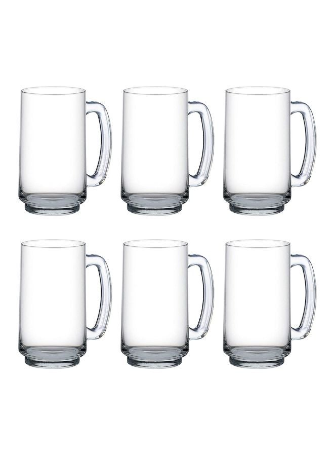 Ocean Pack Of 6 Playboy Beer Mug Clear 357x6ml  - Image 1
