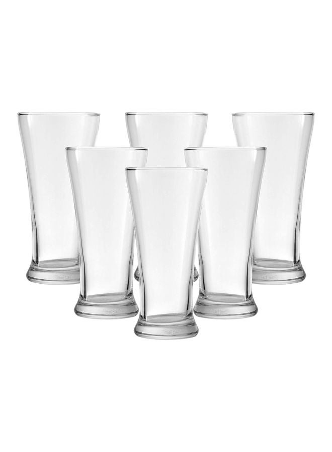 Ocean Pack Of 6 Pilsner Beer Glass Clear 340x6ml  - Image 1