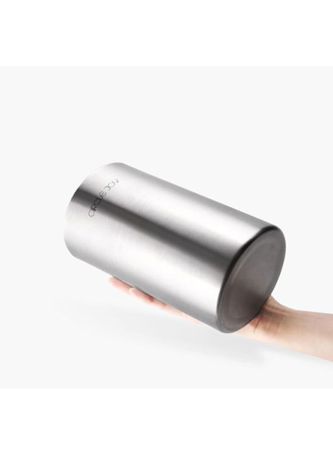 دلو ثلج سيركيل جوي من الستانلس ستيل فضي 20x12x12سم