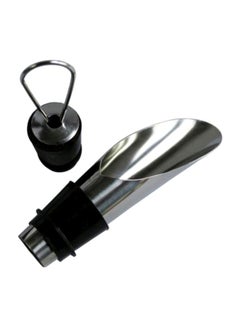 Beauenty Stainless Steel Beverage Bottle Pourer Silver/Black 7.5x2.33cm  - Image 1
