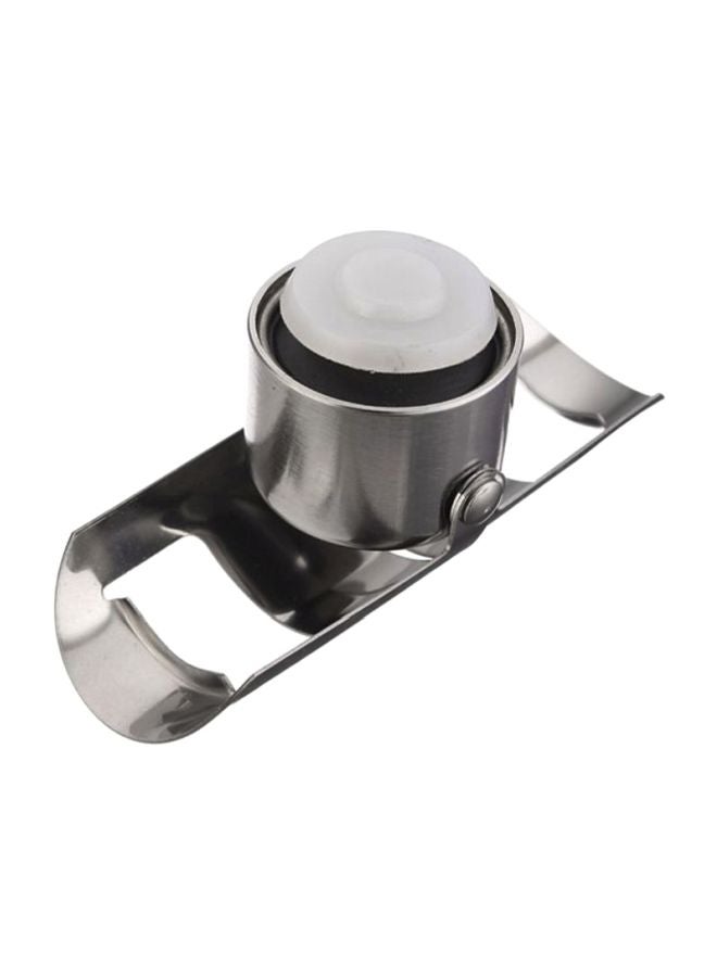 Sharpdo Champagne Bottle Stopper Bar Silver 5.5x3.5cm  - Image 1