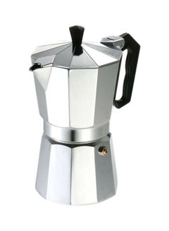 Aluminum Coffee Maker Pot Silver/Black