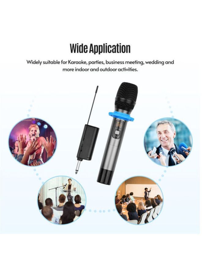 Muslady - Wireless Microphone With 16 Channels I7313-1-G Silver - Image 1