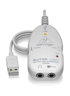 بيهرينغر واجهة من منفذ جيتار إلى منفذ USB UCG102 أبيض  - Image 2