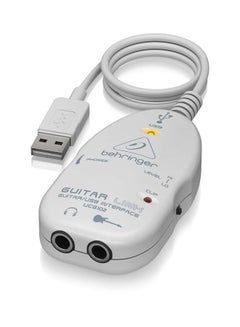 بيهرينغر واجهة من منفذ جيتار إلى منفذ USB UCG102 أبيض  - Image 3
