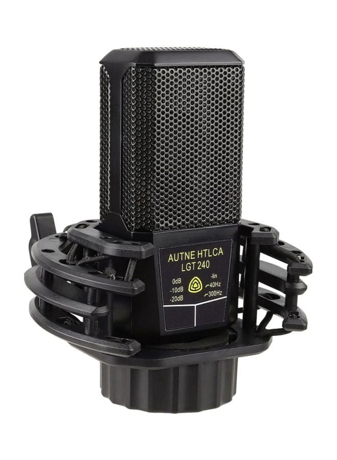 مزليدي ميكروفون تسجيل بمكثف للصوت وغشاء كبير مع كابل مضاد للصدمات - Image 1