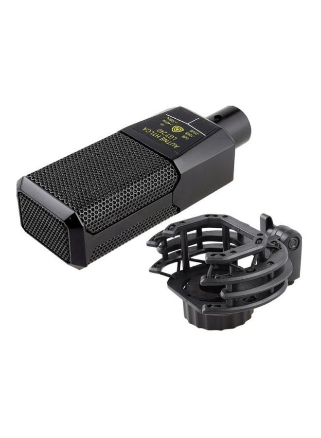 مزليدي ميكروفون تسجيل بمكثف للصوت وغشاء كبير مع كابل مضاد للصدمات - Image 2