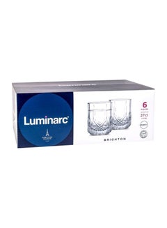 Luminarc 6-Piece Brighton Tumbler Set Clear  - Image 2