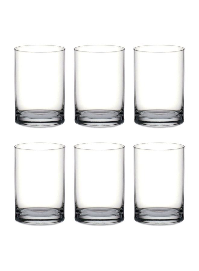 Ocean Pack Of 6 Fin Line Juice Tumbler Clear 6x175ml - Image 1
