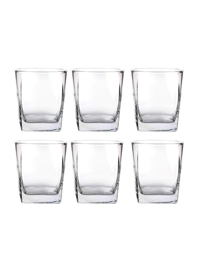 Ocean Pack Of 6 Plaza Rock Tumbler Clear 85.5x80.5x89cm - Image 1