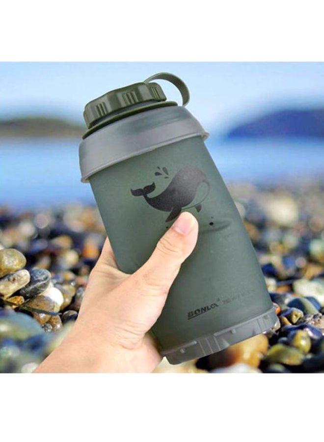 Beauenty Collapsible Water Bottle Green/Black/Grey - Image 2