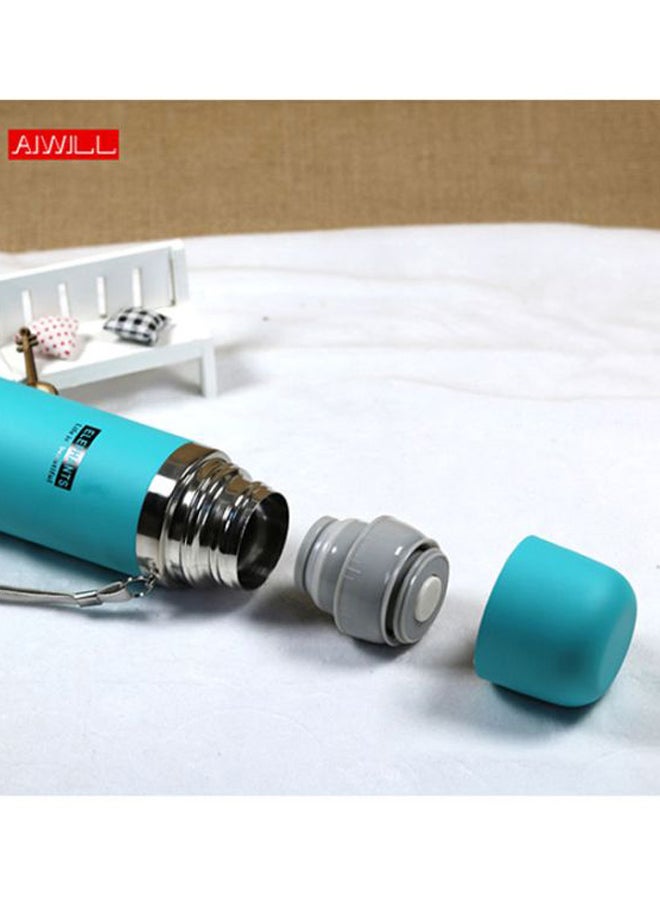 بيوينتي زجاجة مياه مزين بطباعة حيوان محبب أزرق/ أسود/ بني - Image 3