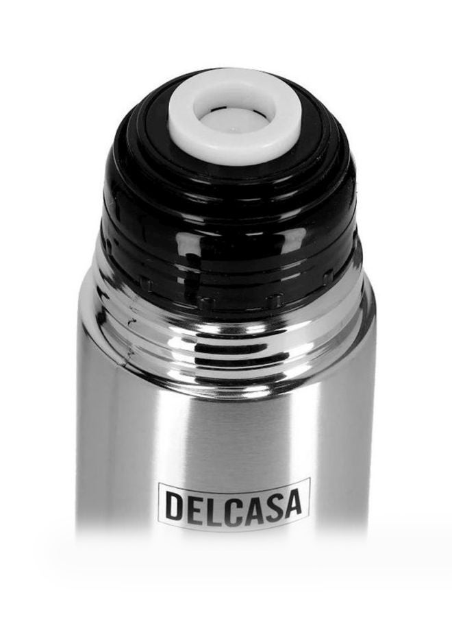 DELCASA Stainless Steel Vacuum Bottle Silver  - Image 3