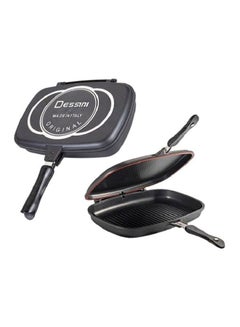 DESSINI Teflon Grilling Pan Black/Silver 40cm  - Image 2