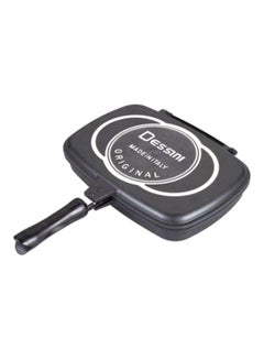 DESSINI Double Grill Pan Black/Silver/Red 26cm  - Image 1