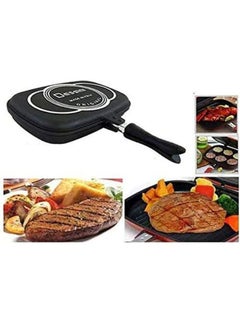 DESSINI Double Grill Pan Black/Silver/Red 26cm  - Image 4