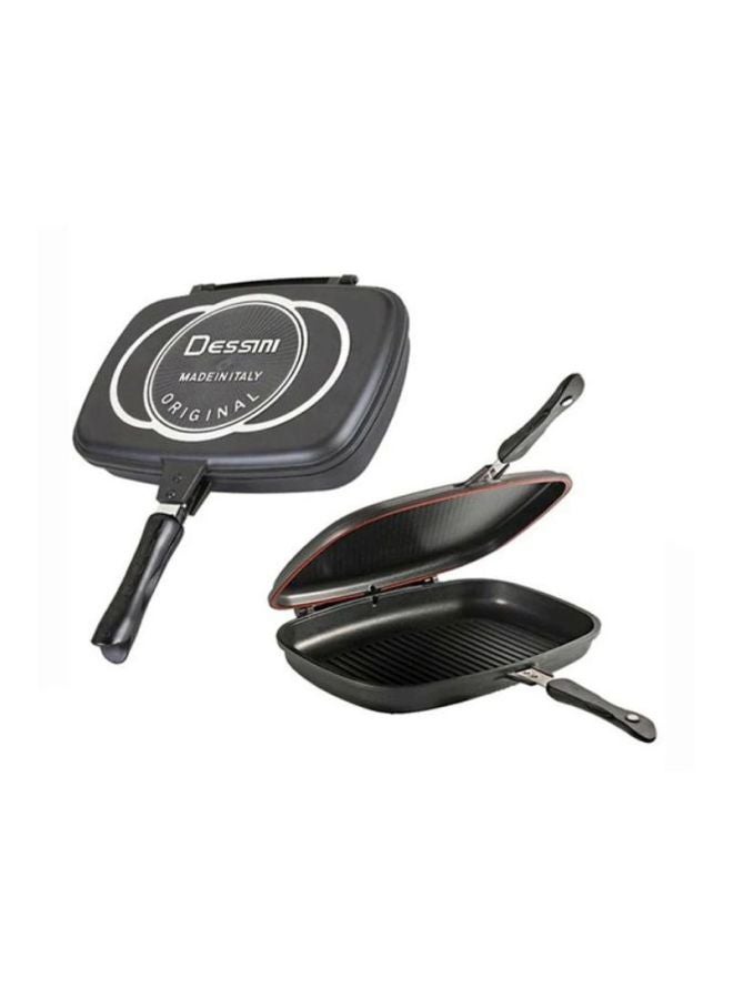 DESSINI Double Grilling Pan Black/Silver/Red 40cm - Image 2