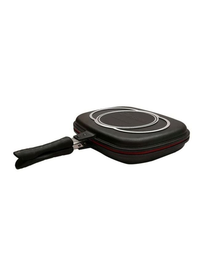 DESSINI Double Grilling Pan Black/Silver/Red 40cm - Image 3