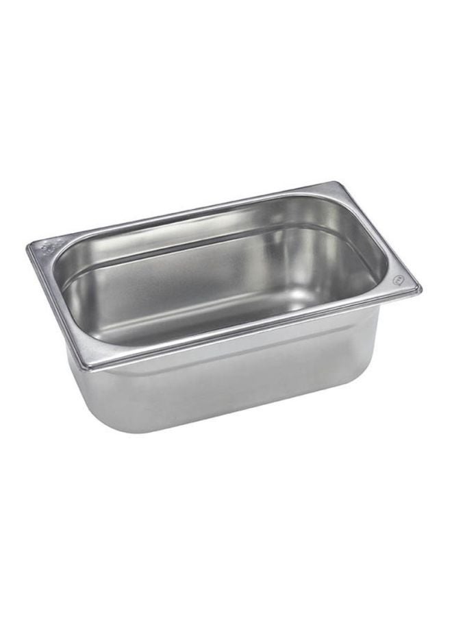 RAJ Stainless Steel Gastronorm Pan Silver 26.5x16.2x10cm  - Image 2