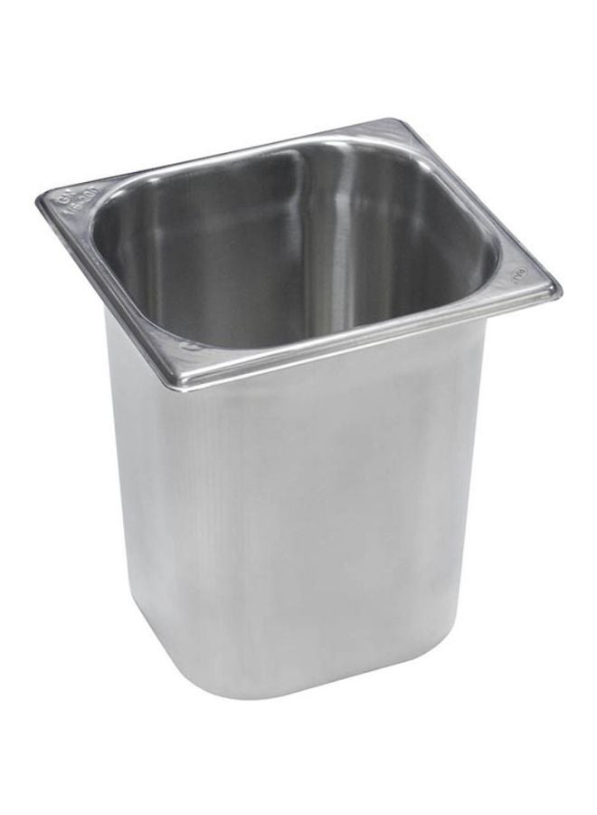 RAJ Stainless Steel Gastronorm Pan Silver 17.6x16.2x20cm  - Image 2