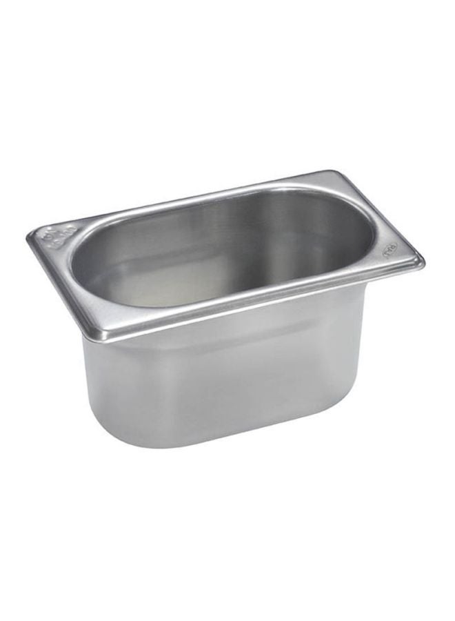 RAJ Stainless Steel Gastronorm Pan Silver 17.6x10.8x10cm  - Image 1