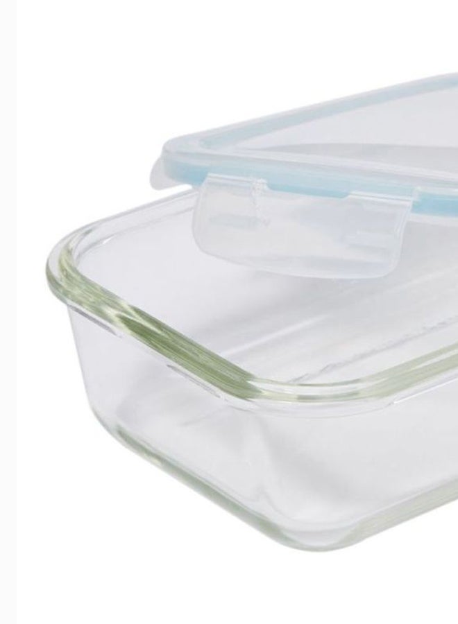 TALIONA Boro Pro Rectangular Food Storage Container Blue/Clear 1180ml - Image 3