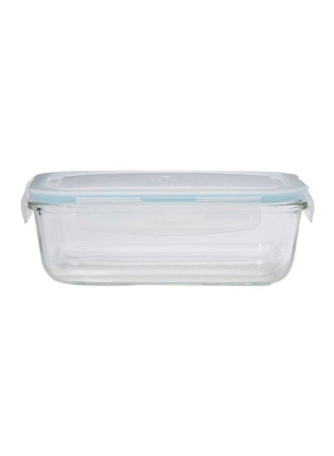 TALIONA Boro Pro Rectangular Food Storage Container Blue/Clear 1180ml - Image 1