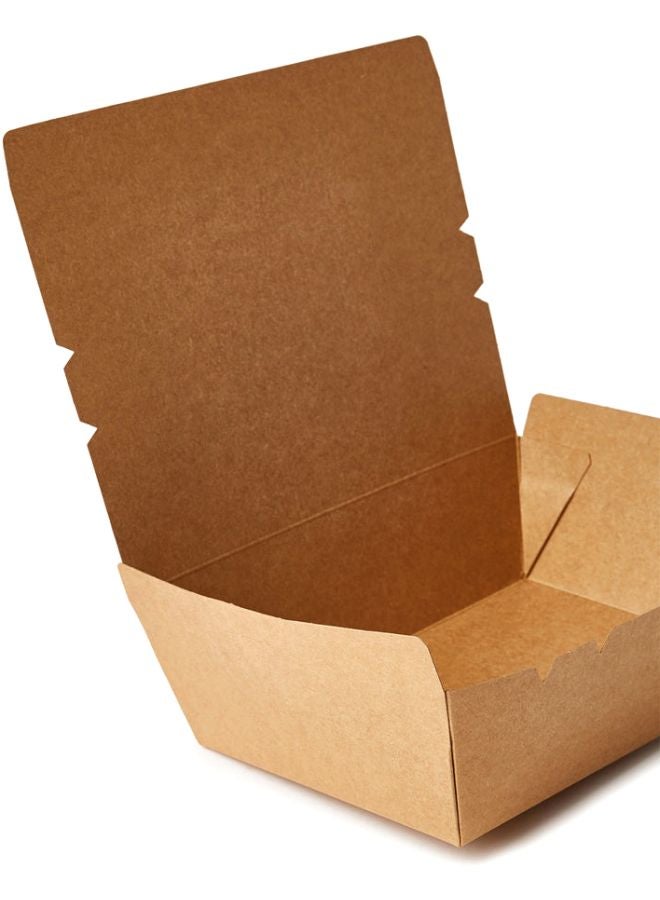 Hotpack Kraft Lunch Box Beige 180mm - Image 3