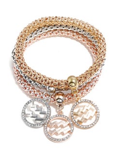 5esha 3-Piece Zinc Round Shape Bracelet  - Image 1