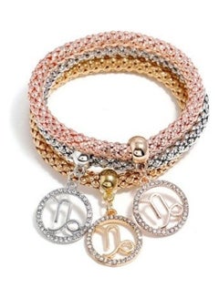 5esha 3-Piece Zinc Round Shape Bracelet  - Image 1