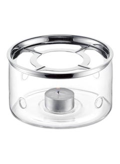 bodum Bistro Medium Warmer Clear/Silver 13.5cm  - Image 1